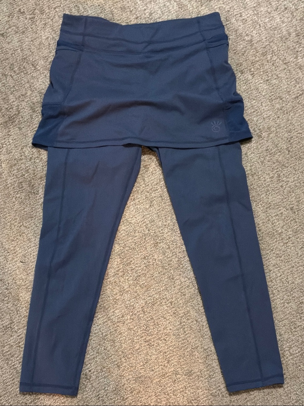 Sol Sister Dusty Blue Skirted Leggings